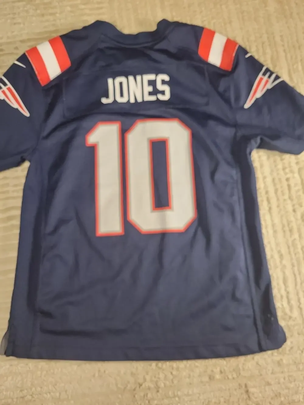 Nike Mac Jones New England Patriots Jersey Youth Medium Boys Kids Children